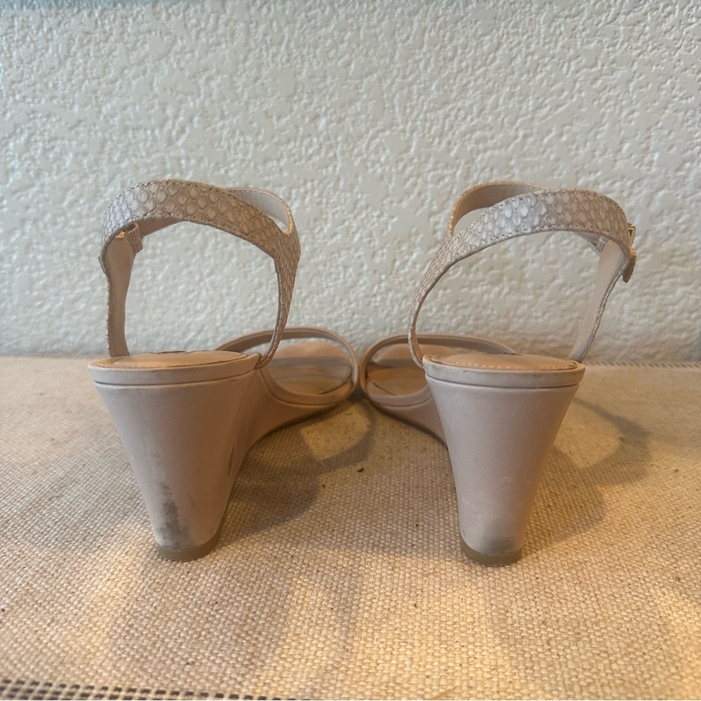 Antonio Melani Melba Nude Wedge Sandals - Picture 7 of 13
